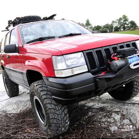Piastra porta verricello per Grand Cherokee ZJ