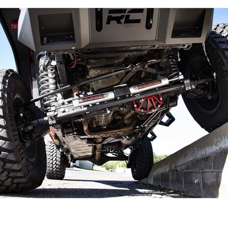 Assetto +4 long arm Rough Country completo per Jeep Wrangler JK 4p