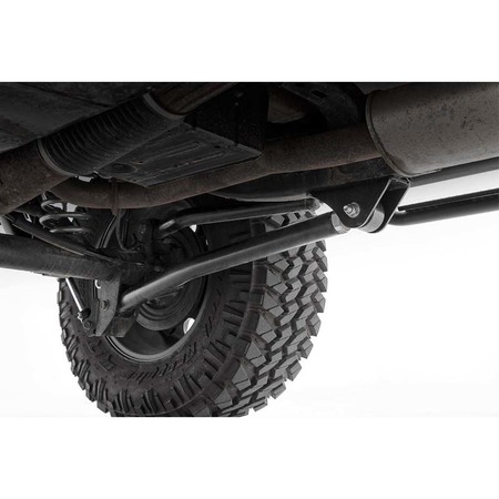 Assetto +4 long arm Rough Country completo per Jeep Wrangler JK 4p