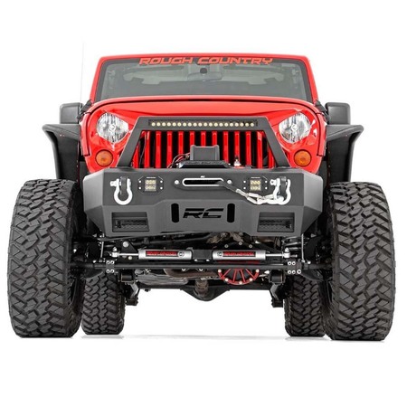 Assetto +4 long arm Rough Country completo per Jeep Wrangler JK 4p