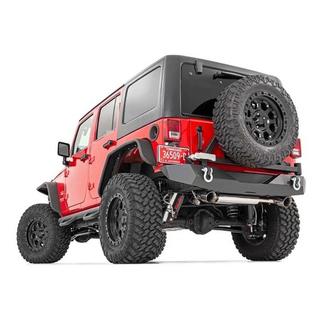 Assetto +4 long arm Rough Country completo per Jeep Wrangler JK 4p
