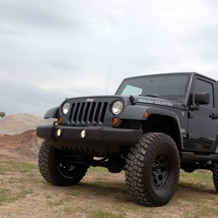 Assetto +6 Rough Country X Series completo per Jeep Wrangler JKU 4p