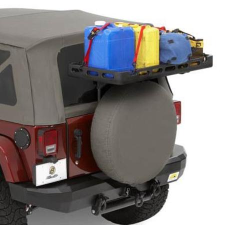 Rack porta pacchi portellone per Jeep Wrangler