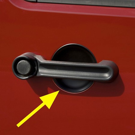Kit protezione carrozzeria dietro la maniglia Jeep Wrangler JK 2007-2018