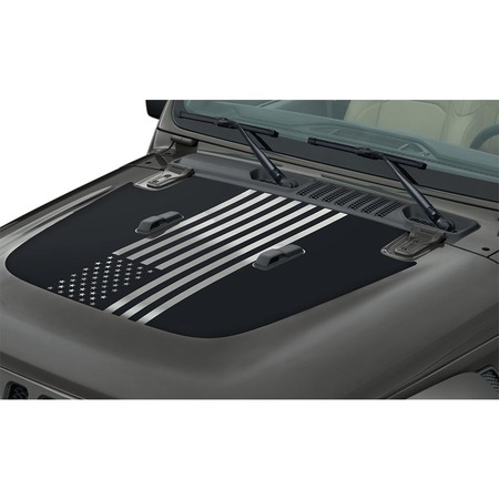 Adesivo cofano Mopar American Flag per Jeep Wrangler JL e JLU dal 2019 in poi