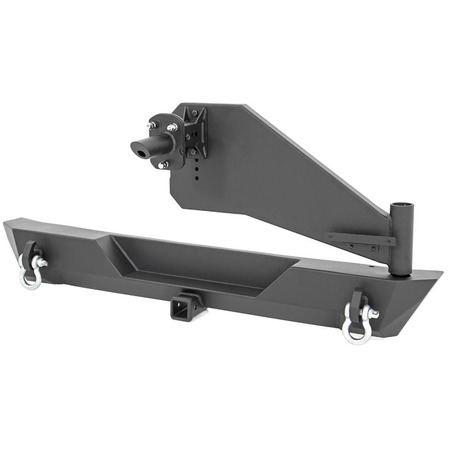 Paraurti posteriore Rough Country con porta ruota per Jeep Wrangler JL e JLU dal 2019 in poi