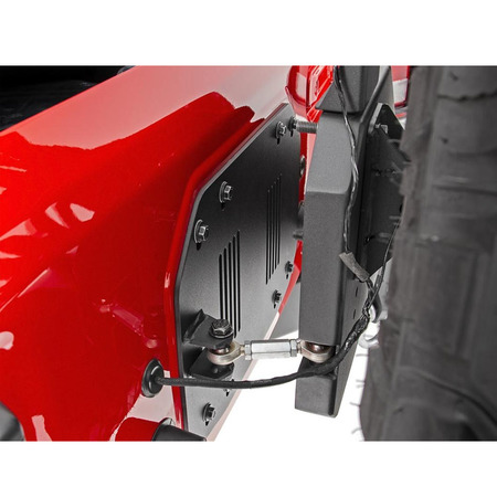 Paraurti posteriore Rough Country con porta ruota per Jeep Wrangler JL e JLU dal 2019 in poi