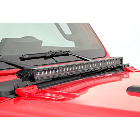 Barra a LED 30 da cofano Rough Country per Jeep Wrangler JL