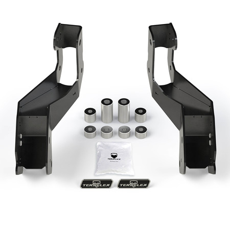 Staffe di riposizionamento puntoni anteriori Sport Bracket di Teraflex per Jeep Wrangler JL e JLU dal 2019 in poi