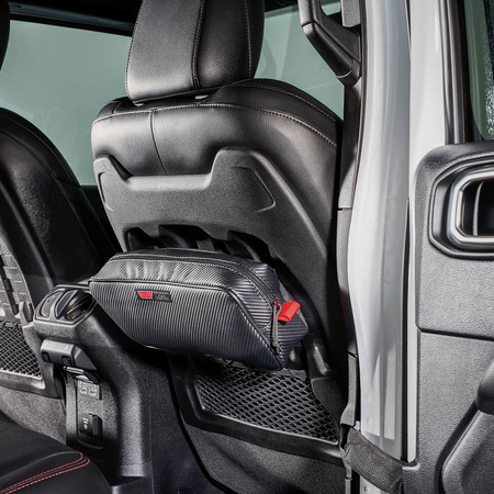Borsa porta oggetti Warn con sistema di aggancio Molle per Jeep Wrangler JL e JLU Rubicon dal 2019 in poi