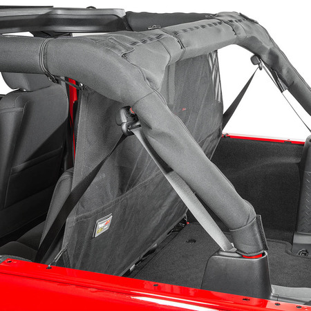 Rete divisoria zona baule Rugged Ridge per Jeep Wrangler JK e JL 4 porte