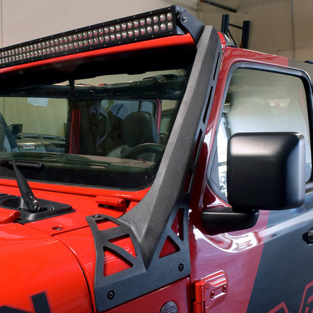 Staffe DV8 montaggio barra LED su parabrezza per Jeep wrangler JL