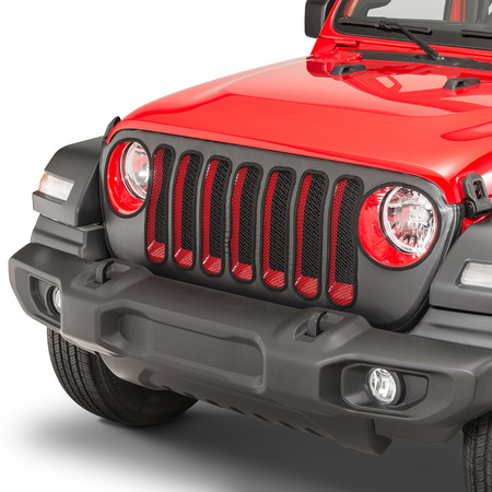 Copertura protettiva per mascherina anteriore Mopar per Jeep Wrangler JL e JLU dal 2019 al 2023