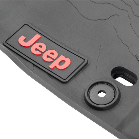 Tappetini All-Weather anteriori e posteriori Mopar per Jeep Wrangler JL 2 porte dal 2019 in poi