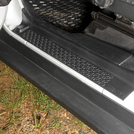 JL Protezioni Battitacco In Gomma Per Jeep Wrangler JL/JLU E Gladiator JT 4 Porte (2018-2024) - Set Da 4 Pezzi, Antiscivolo E Facili Da Installare
