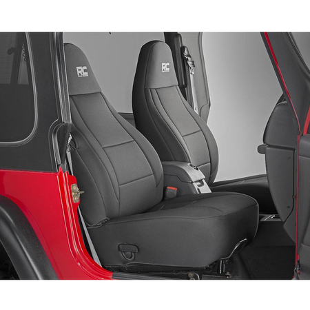 Rough Country Coprisedili anteriori e posteriori in neoprene per Toyota Tacoma 2024 - 91062 : Rough Country